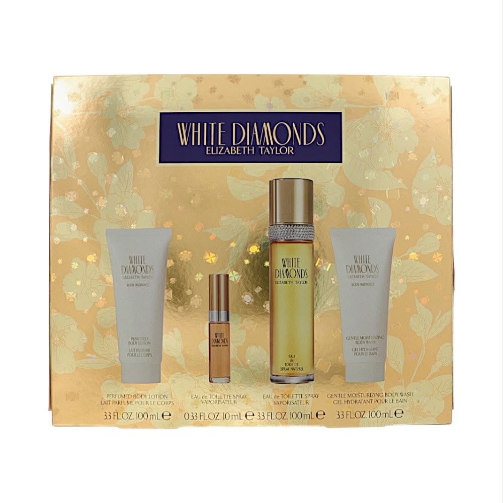 WHITE DIAMONDS SET 4 PIEZAS